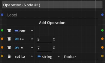 Screenshot of a operation node